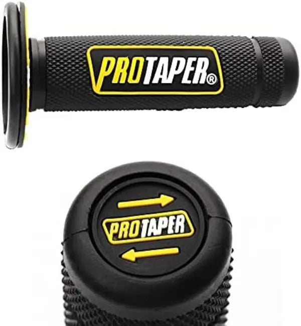 Poignée PROTAPER Noir/Jaune Le Pratique du Motard