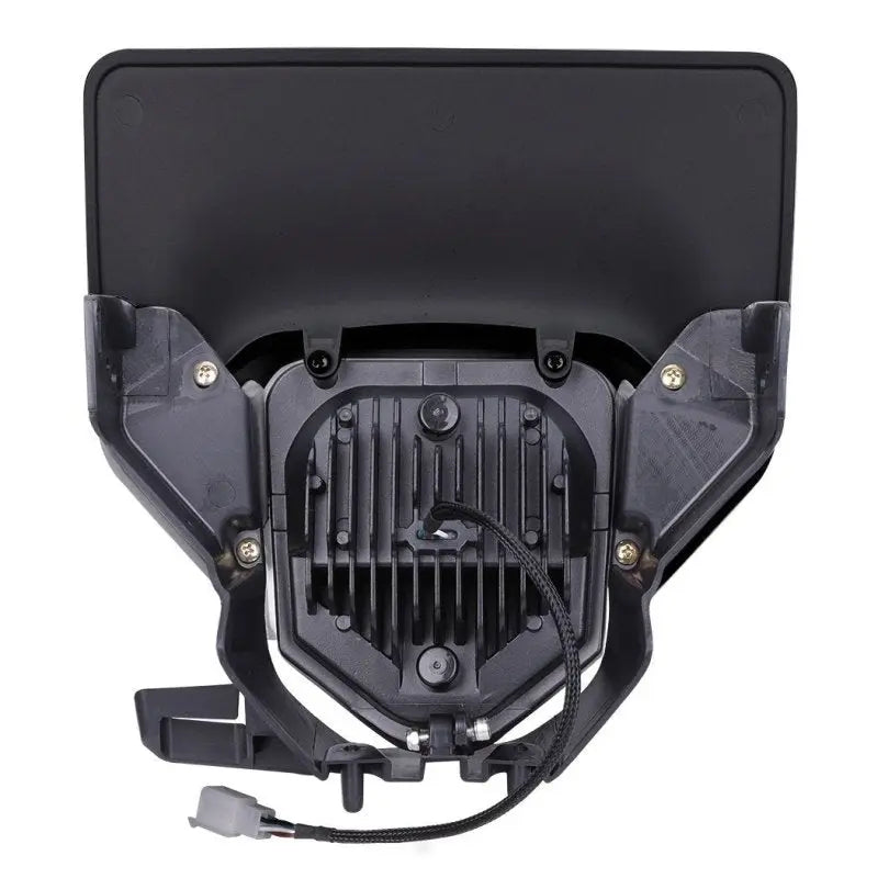 Projecteur LED moto + plaque Enduro Offroad noir Le Pratique du Motard