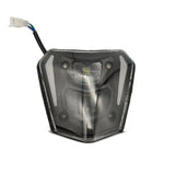 Projecteur LED moto + plaque Enduro Offroad SW1 DRL noir Le Pratique du Motard