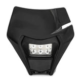 Projecteur LED moto + plaque pour Enduro XDure BK2 carenage Universel noir Le Pratique du Motard