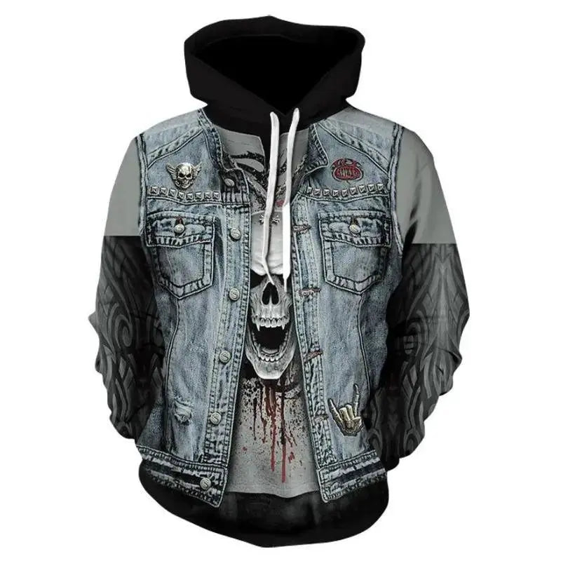 Pull a capuche SONS OF ANARCHY 3D - Le Pratique du Motard
