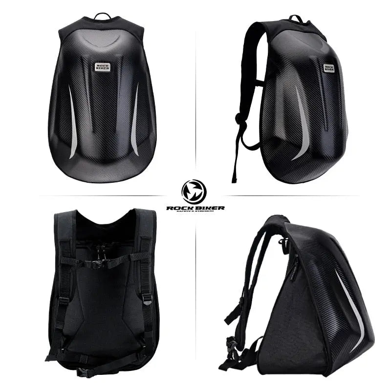 Sac à dos moto carbone- RocksBiker Le Pratique du Motard