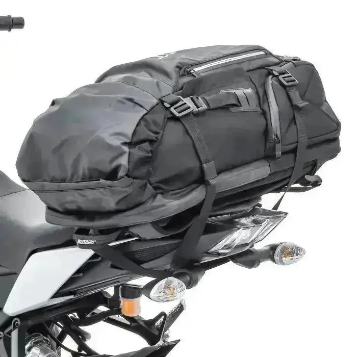 Sac à dos moto grand volume avec porte-casque - Le Pratique du Motard