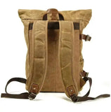 Sac à dos moto Vintage Imperméable - Retro brun - Le Pratique du Motard