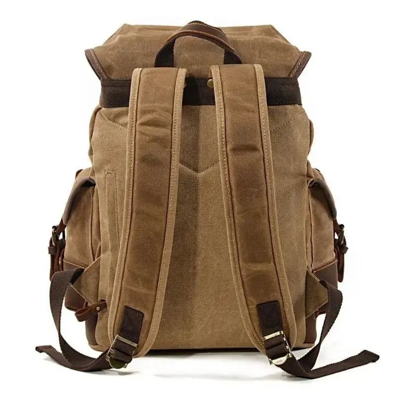 Sac à Dos Vintage moto - Retro marron - Le Pratique du Motard