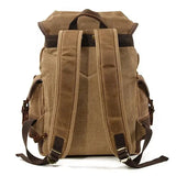 Sac à Dos Vintage moto - Retro marron - Le Pratique du Motard