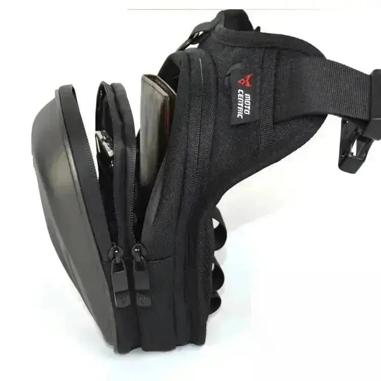 Sac de jambe moto - Spider Carbone - Le Pratique du Motard
