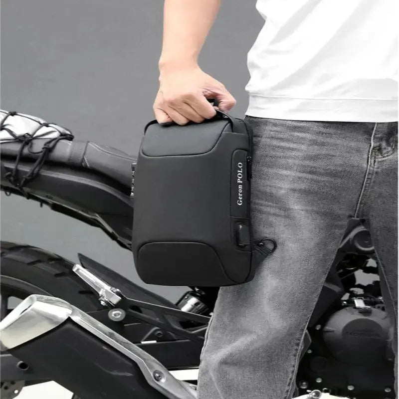 Sac moto à bandoulière antivol Lockmun - Le Pratique du Motard