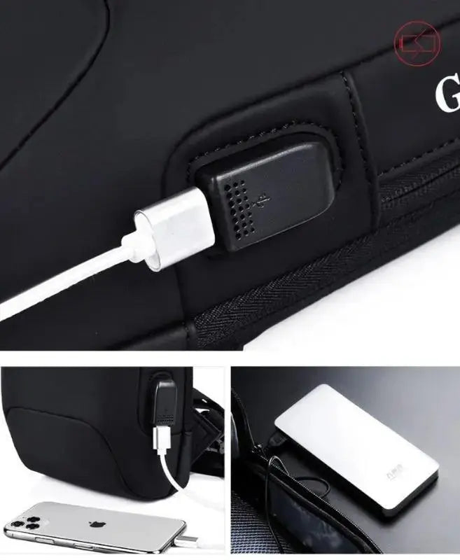 Sac moto à bandoulière antivol Lockmun - Le Pratique du Motard
