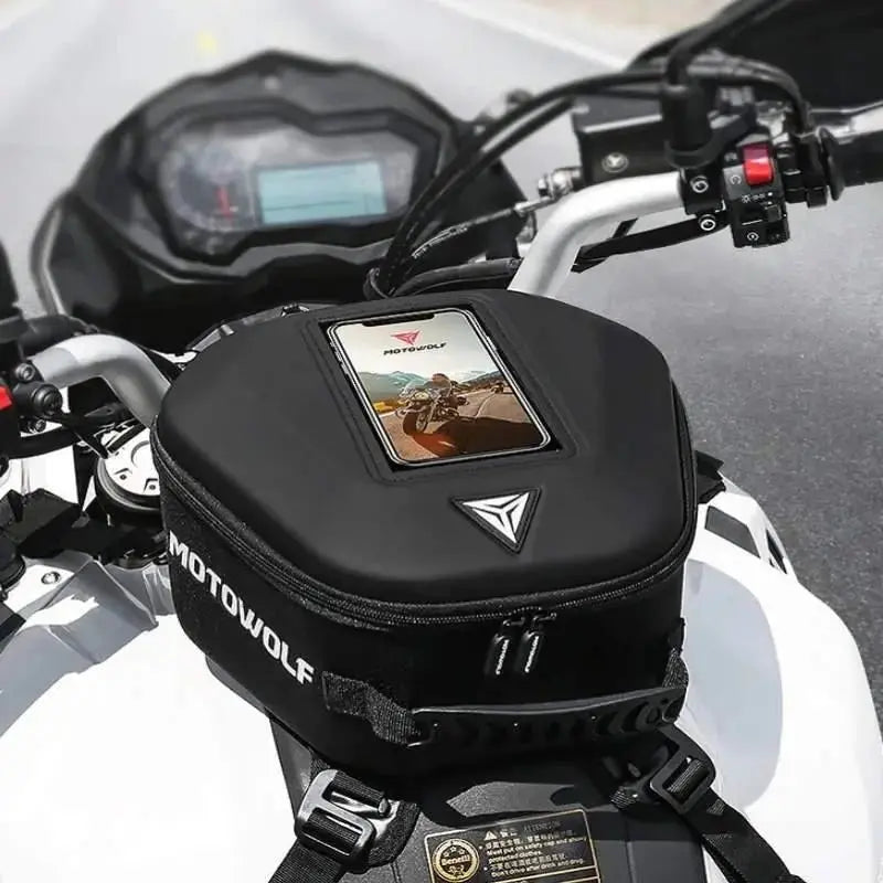 Sacoche de réservoir moto - Le Pratique du Motard