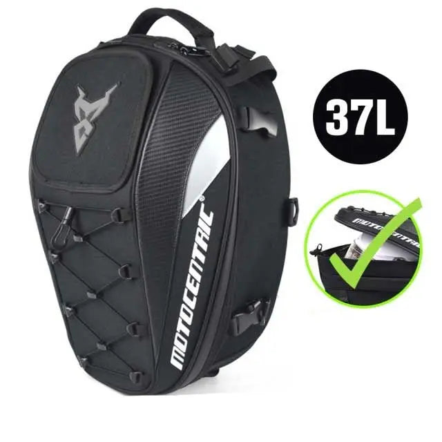 Sacoche de selle moto extensible : Rangement pratique et polyvalent - Le Pratique du Motard