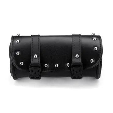 Sacoche outil fourchette avant sacoche sacoche cuir noir pour Harley - Le Pratique du Motard