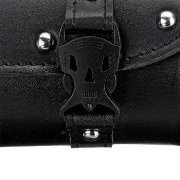 Sacoche outil fourchette avant sacoche sacoche cuir noir pour Harley - Le Pratique du Motard