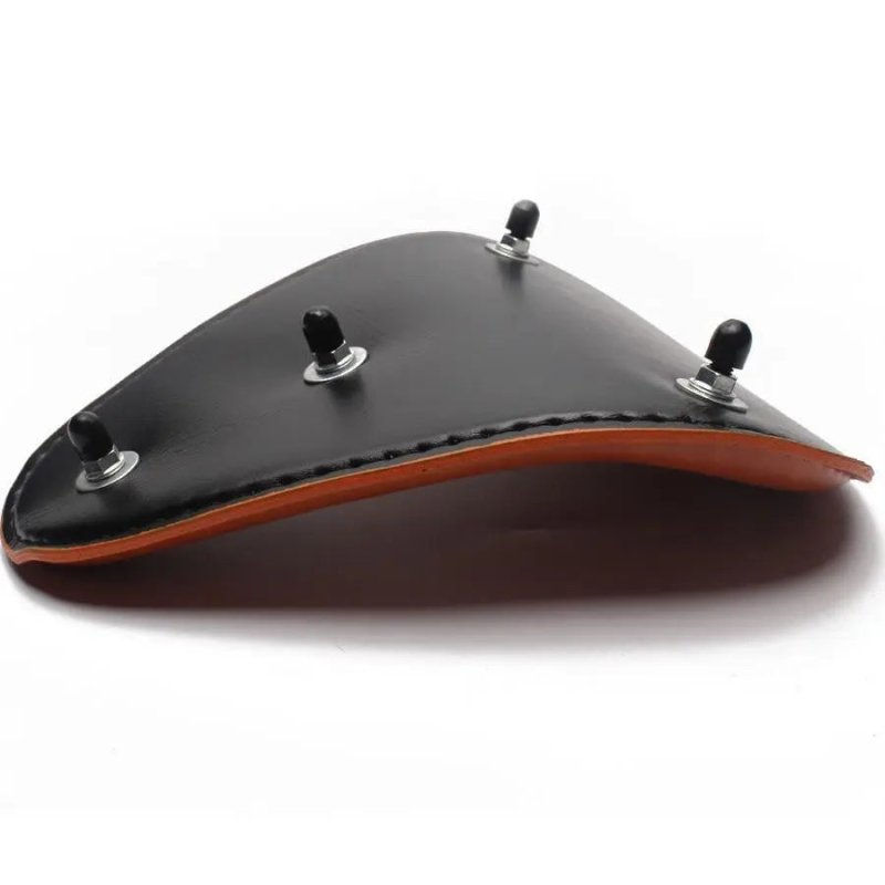 Selle moto en cuir a ressort pour sportster XL883 1200 - Le Pratique du Motard
