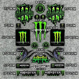 Stickers casque moto - X-TRM FOX MONSTER - Le Pratique du Motard