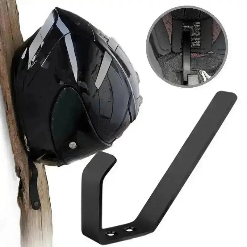 Vestiaire Motard XGP WH2 Support mural casque moto noir DNP3