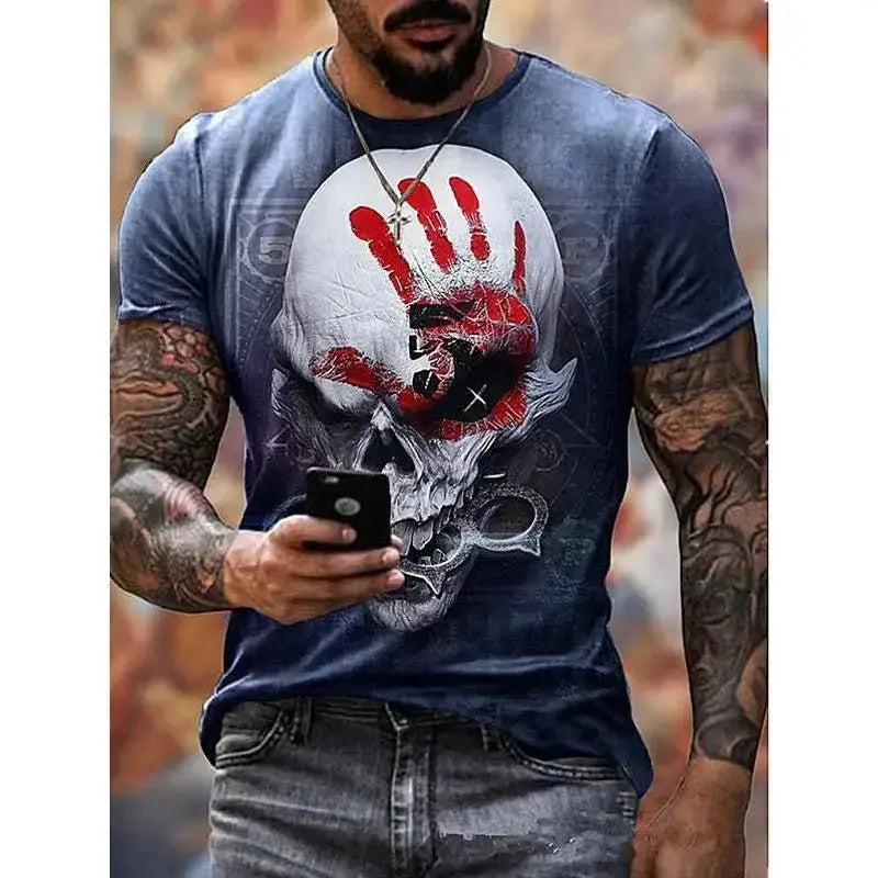 Meilleur T-shirt homme Skull Flag 2022 - Le Pratique du Motard