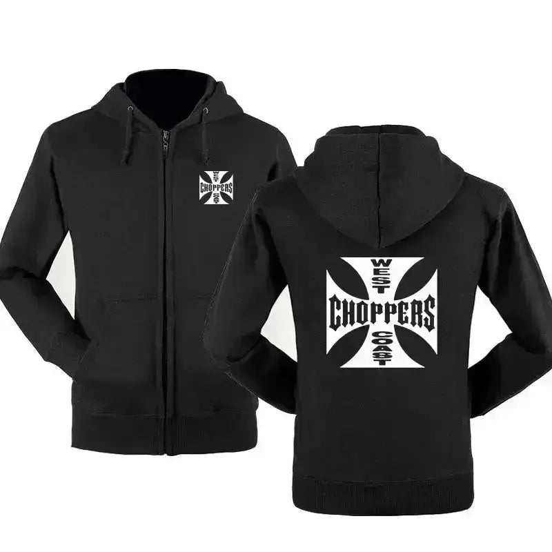 Veste a capuche - West Coast choppers - Le Pratique du Motard