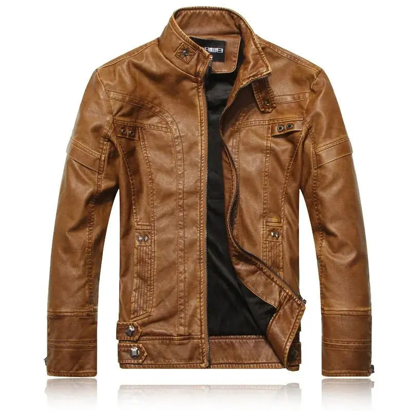 Veste Cuir Homme style Cafe racer Le Pratique du Motard