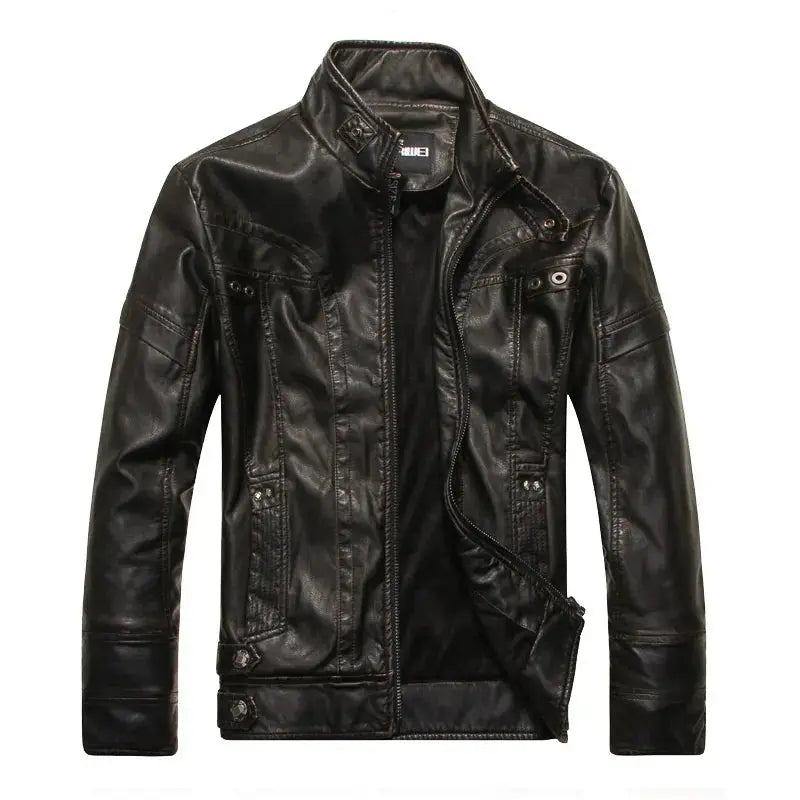 Veste Cuir Homme style Cafe racer Le Pratique du Motard