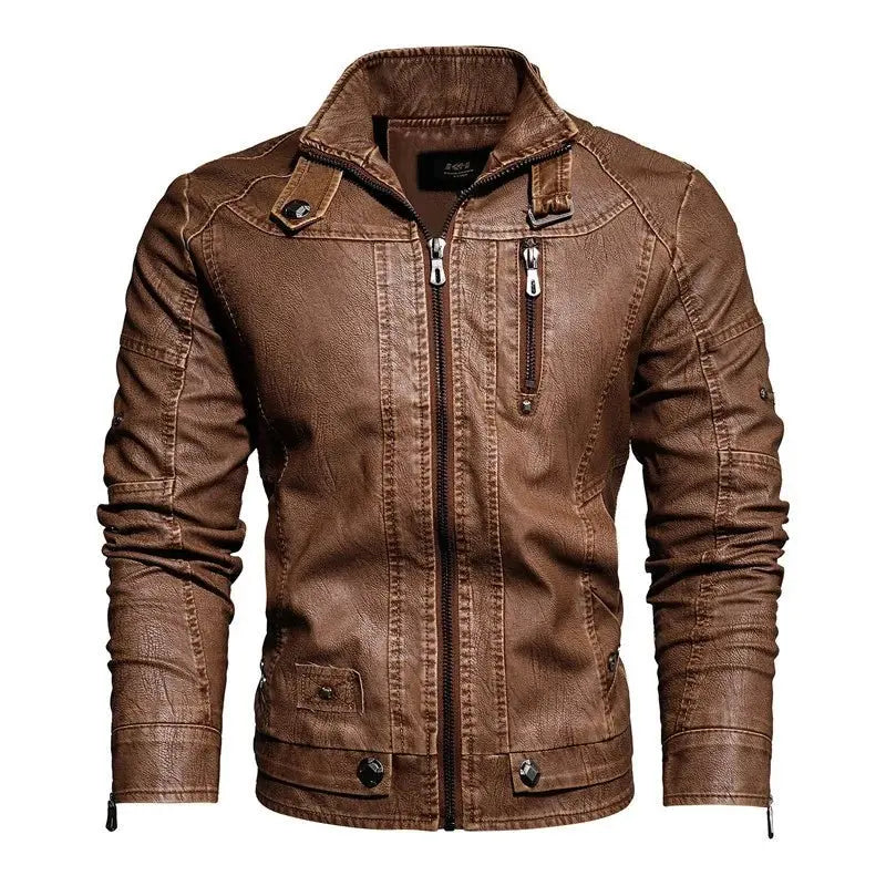 Veste Moto Homme Homologué Hiver Hiver Cuir Motard Veste Cuir