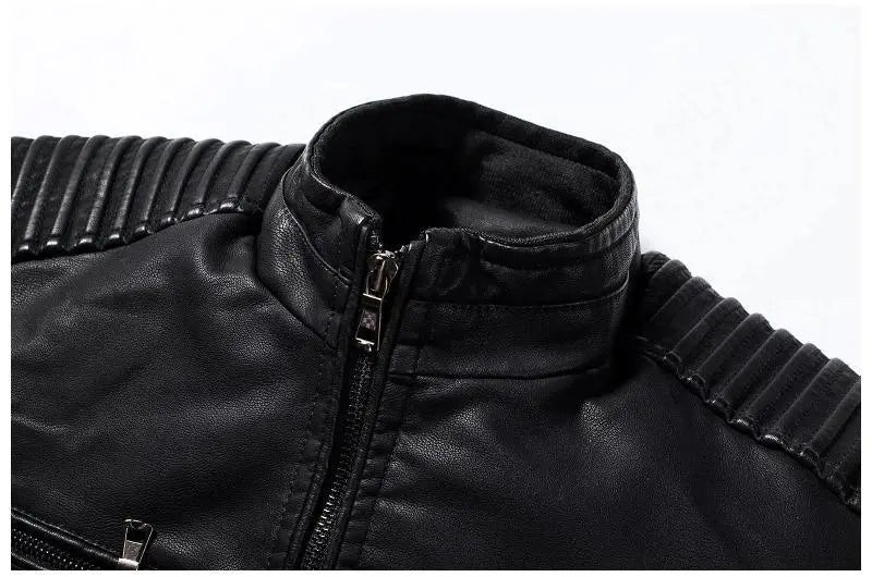 Veste cuir vintage - Noir Le Pratique du Motard