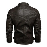 Veste cuir noir vintage Le Pratique du Motard