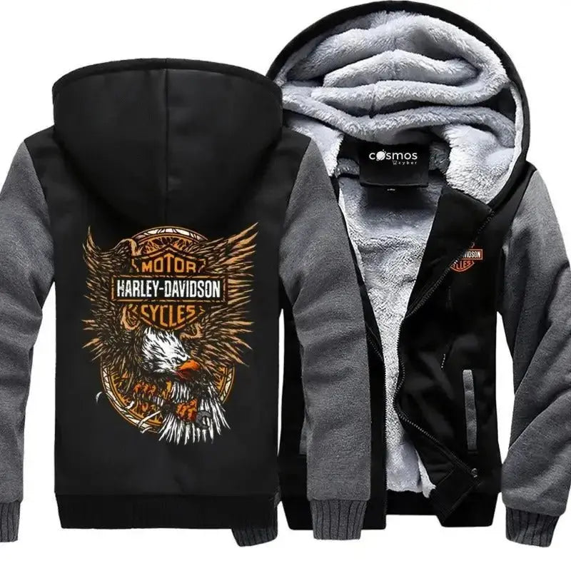 Veste hiver Polaire - Biker Motor Cycles - Le Pratique du Motard