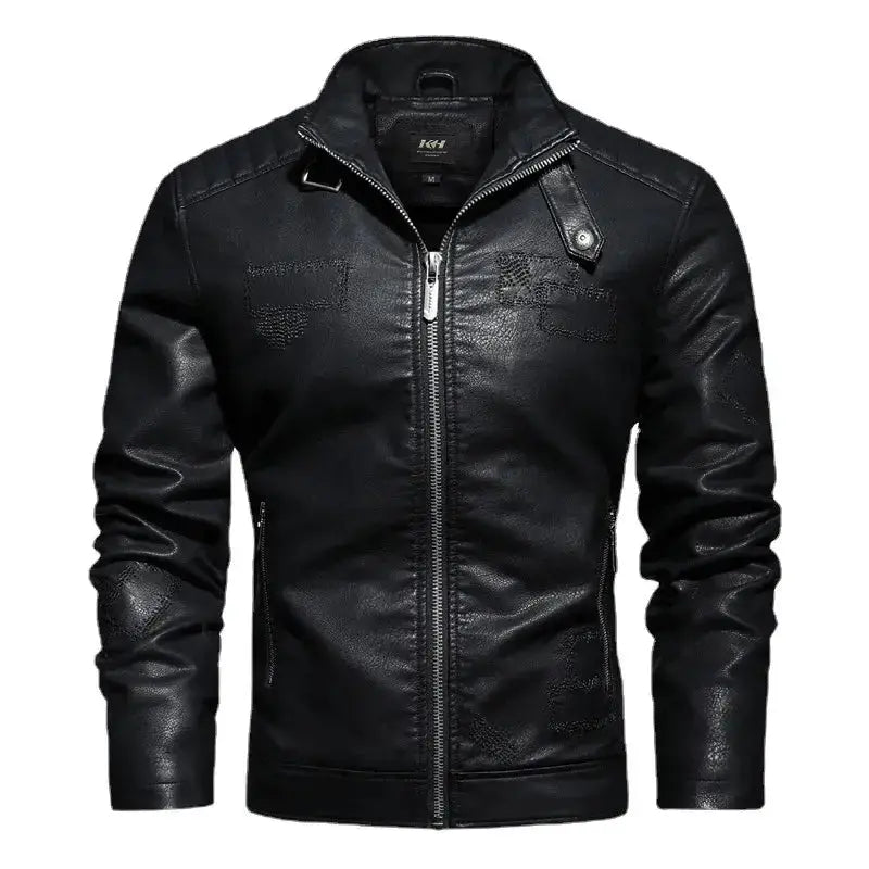 Veste homme cuir noir vintage - Le Pratique du Motard