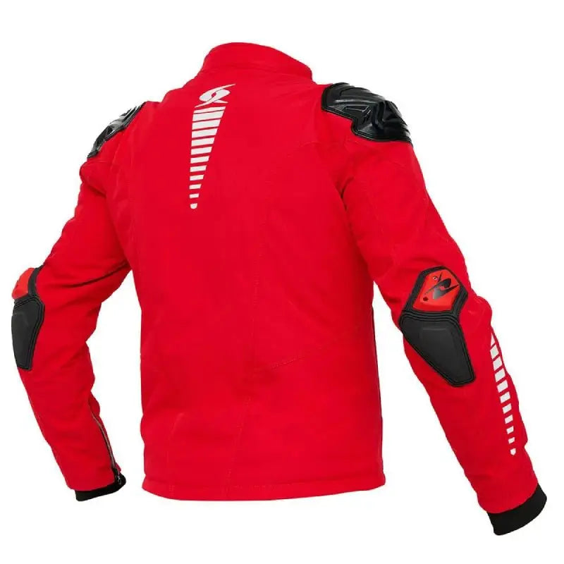 Blouson Moto Rouge - STRIDER Le Pratique du Motard