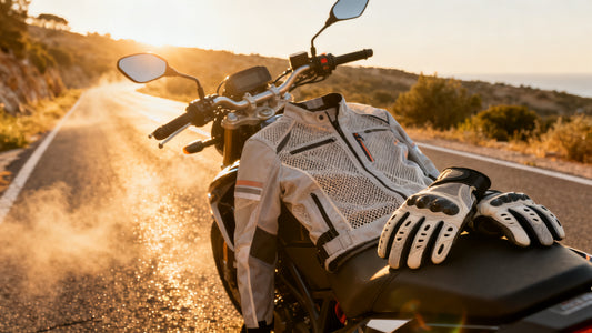 Rouler en moto par forte chaleur : quel équipement porter pour rester protégé sans cuire