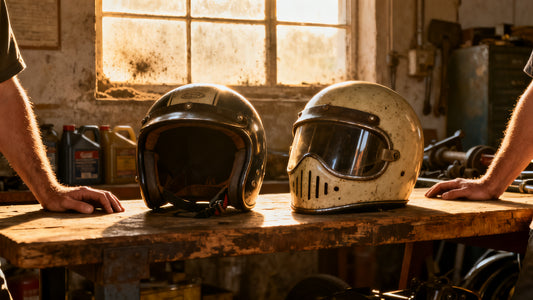 Casque moto vintage : jet ou intégral, lequel choisir en 2026 ?
