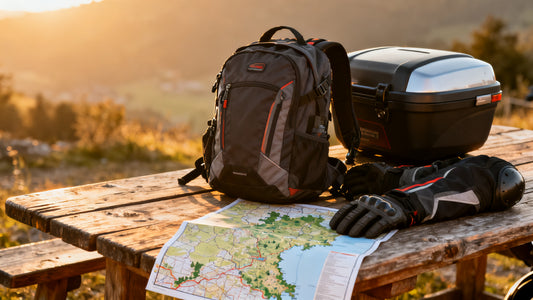 Sac à dos moto ou top case : lequel choisir pour voyager ?