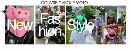 Housse Couvre Casque de Moto Fun et Original pour Motard