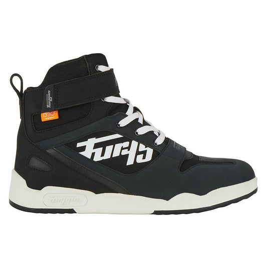 Chaussures Moto Furygan GET DOWN D3O® — Homologué CE Noir - Blanc - LE PRATIQUE DU MOTARD
