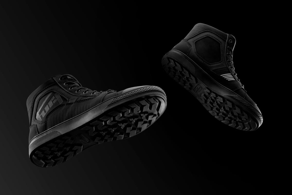 Chaussures Moto Furygan SACRAMENTO D3O® — Homologué CE Noir - Noir - LE PRATIQUE DU MOTARD