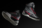 Chaussures Moto Homme Étanches | Furygan™ V5 D3O® WP Noir Blanc Rouge — détail