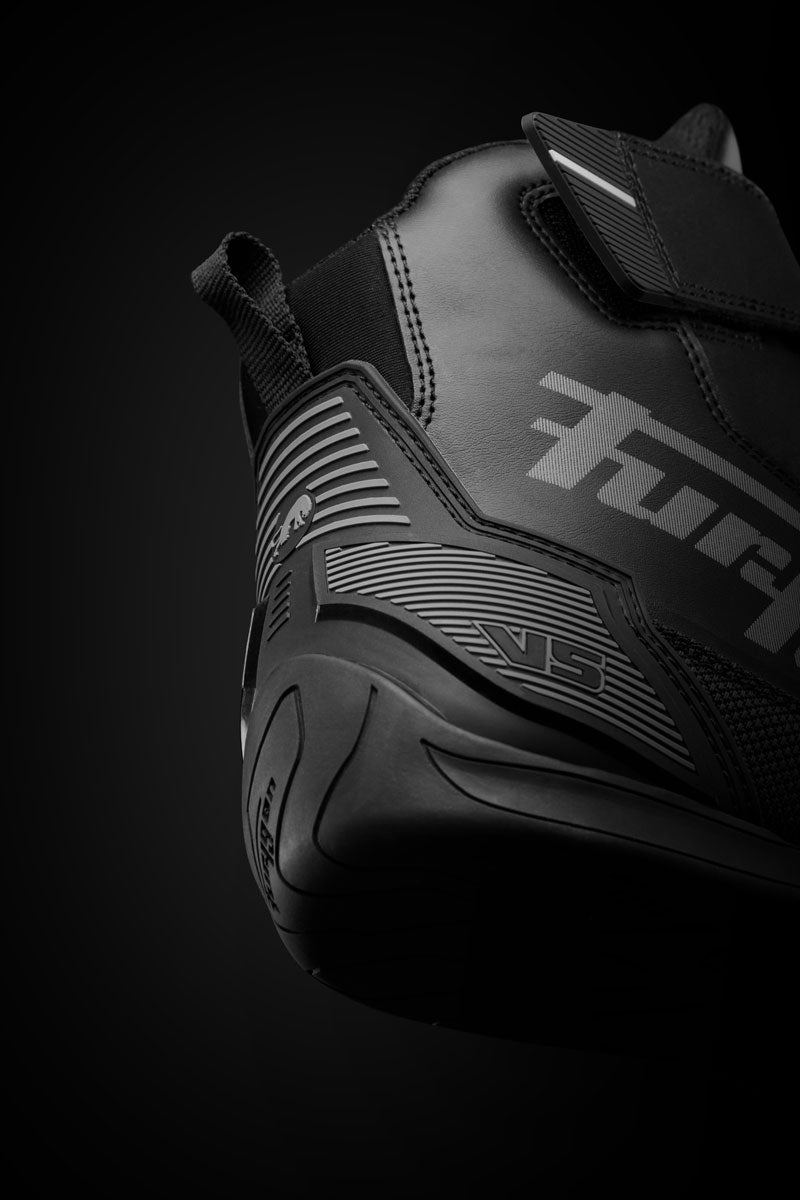 Chaussures Moto Homme Étanches | Furygan™ V5 D3O® WP Noir Anthracite — détail