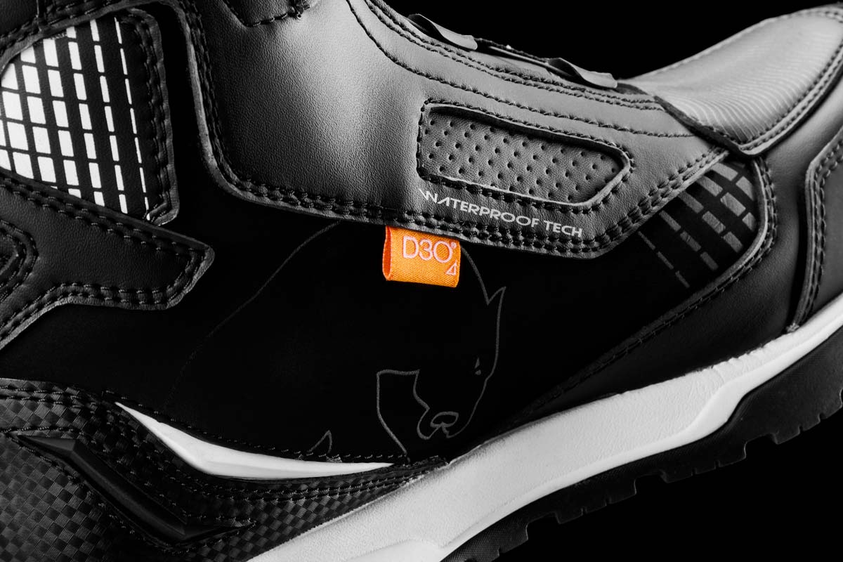 Chaussures Moto Furygan ALLROAD D3O® — Homologué CE Noir - Blanc - LE PRATIQUE DU MOTARD