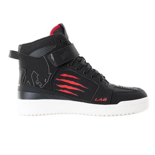 Chaussures Moto Furygan TARMAC D3O® — Homologué CE Noir - Rouge - LE PRATIQUE DU MOTARD