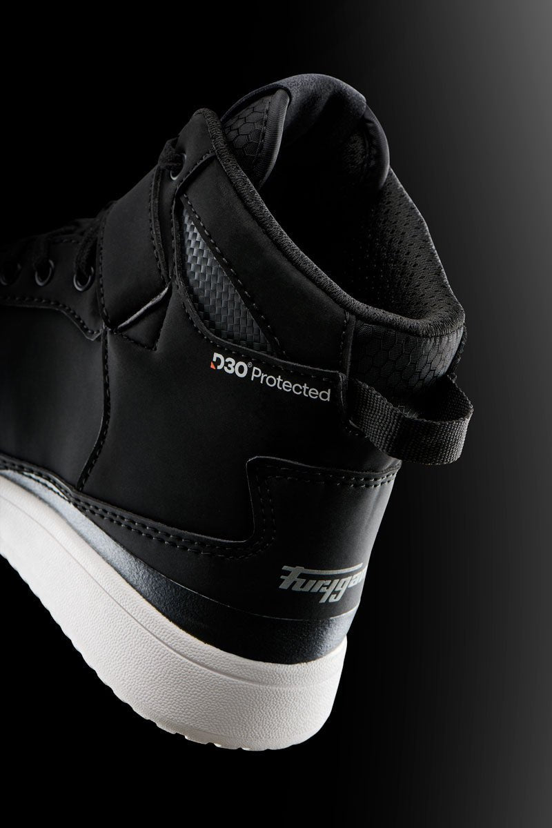 Chaussures Moto Furygan TARMAC D3O® — Homologué CE Noir - Carbone - LE PRATIQUE DU MOTARD