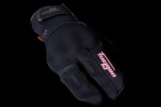 Gants Moto Furygan JET LOBSTER KID D3O® Noir - Rose — Certifié CE - LE PRATIQUE DU MOTARD