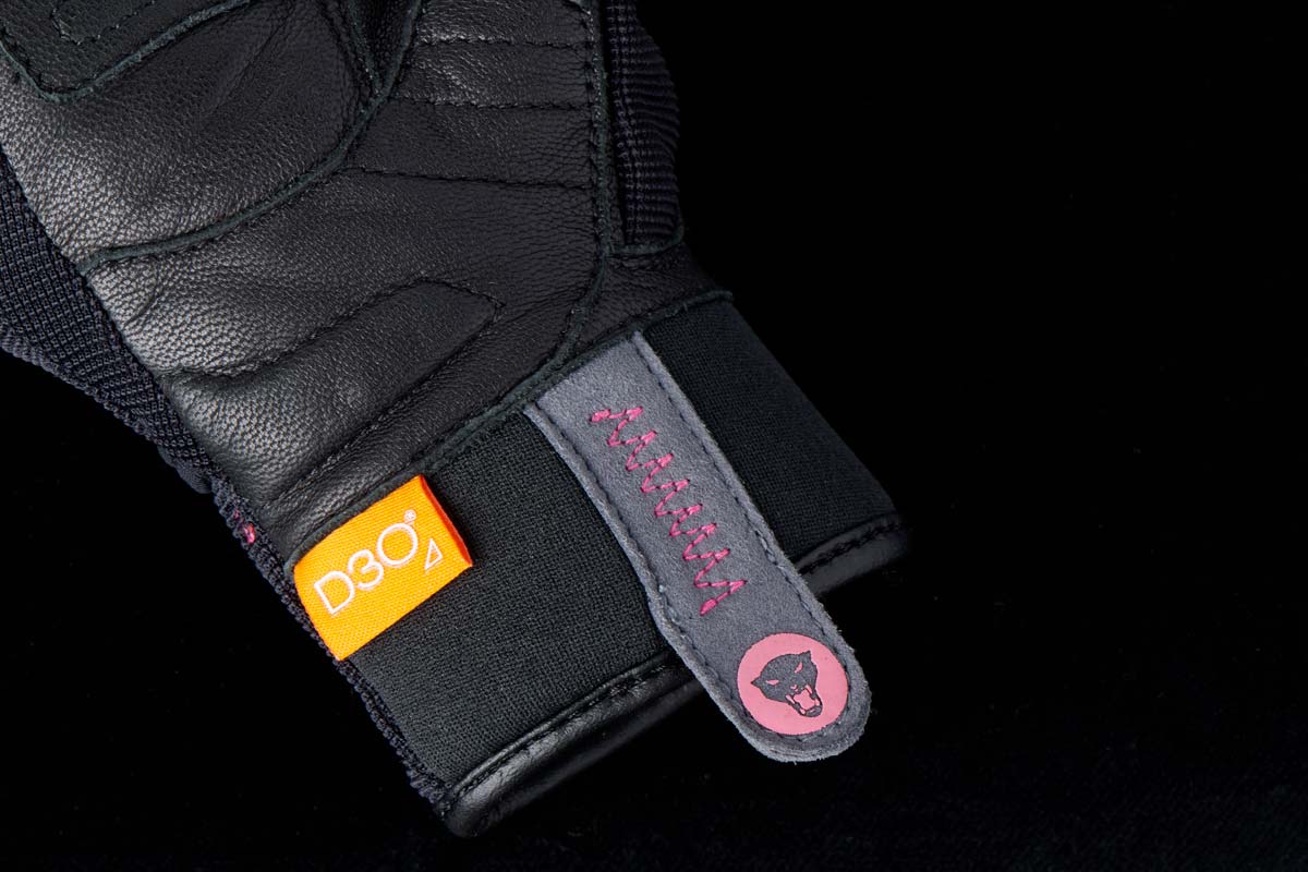 Gants Moto Furygan JET LOBSTER KID D3O® Noir - Rose — Certifié CE - LE PRATIQUE DU MOTARD