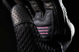 Gants Moto Furygan TD AIR LADY Noir - Blanc - Rose — Certifié CE - LE PRATIQUE DU MOTARD
