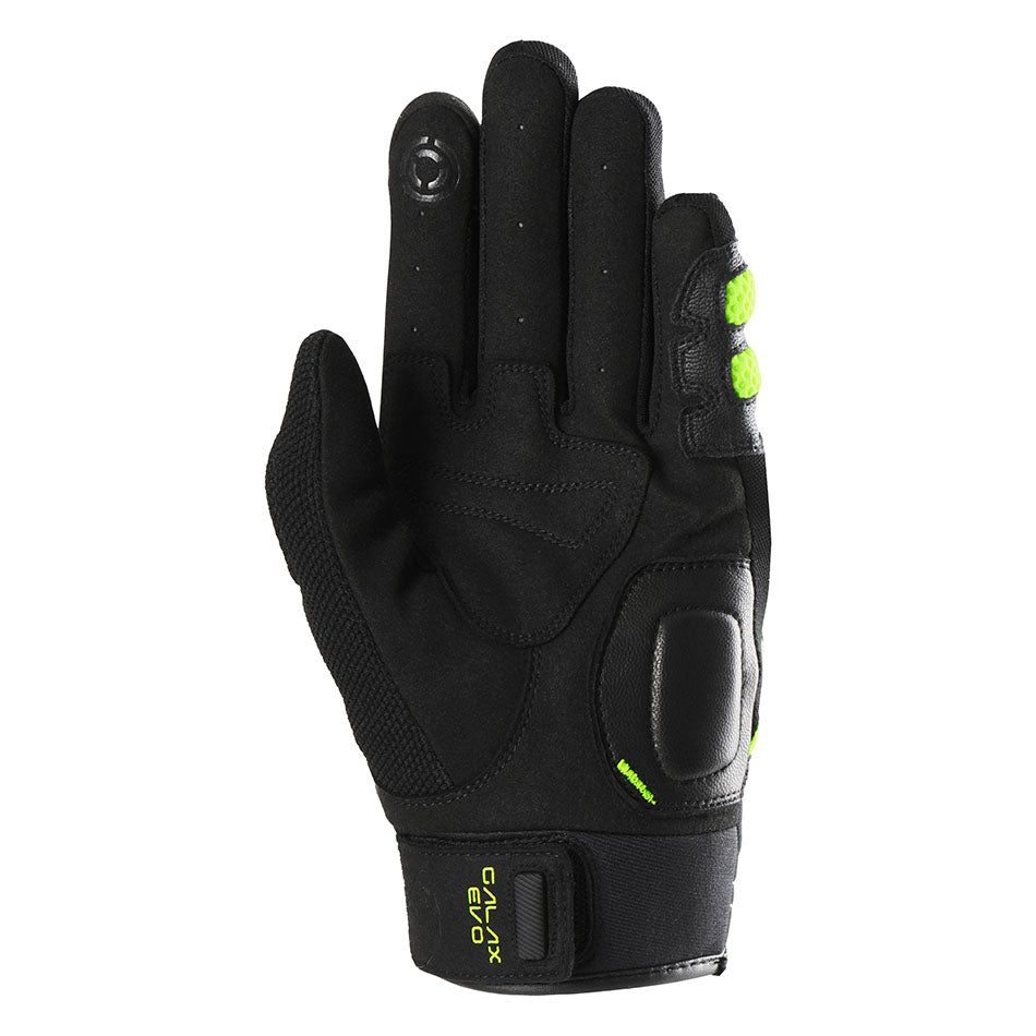 Gants Moto Furygan GALAX EVO Noir - Jaune stab — Certifié CE - LE PRATIQUE DU MOTARD