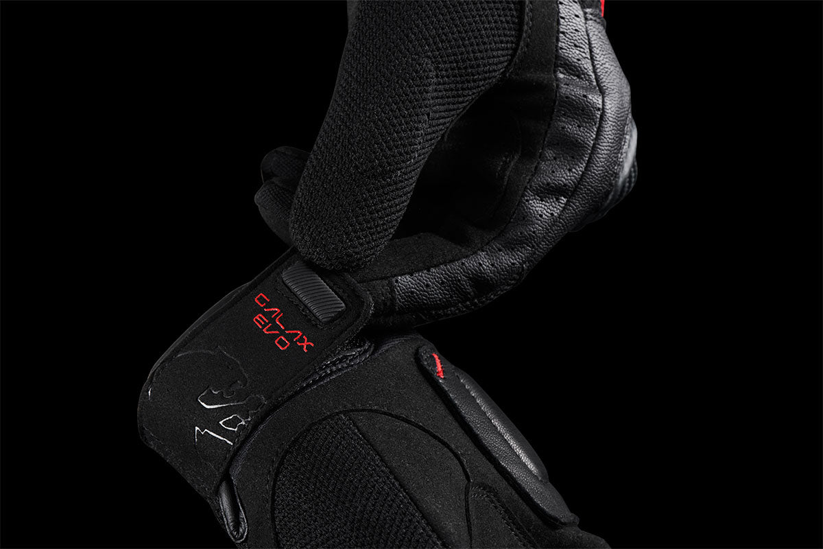 Gants Moto Furygan GALAX EVO Noir - Rouge — Certifié CE - LE PRATIQUE DU MOTARD