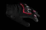 Gants Moto Furygan SHADE Noir - Rouge — Certifié CE - LE PRATIQUE DU MOTARD