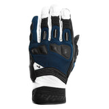Gants Moto Furygan BALMAZ ALL SEASONS Noir - Bleu - Pearl — Certifié CE - LE PRATIQUE DU MOTARD