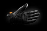 Gants Moto Femme Cuir Toutes Saisons — Noir, vue detail 1