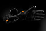 Gants Moto Femme Cuir Toutes Saisons — Noir, vue detail 3